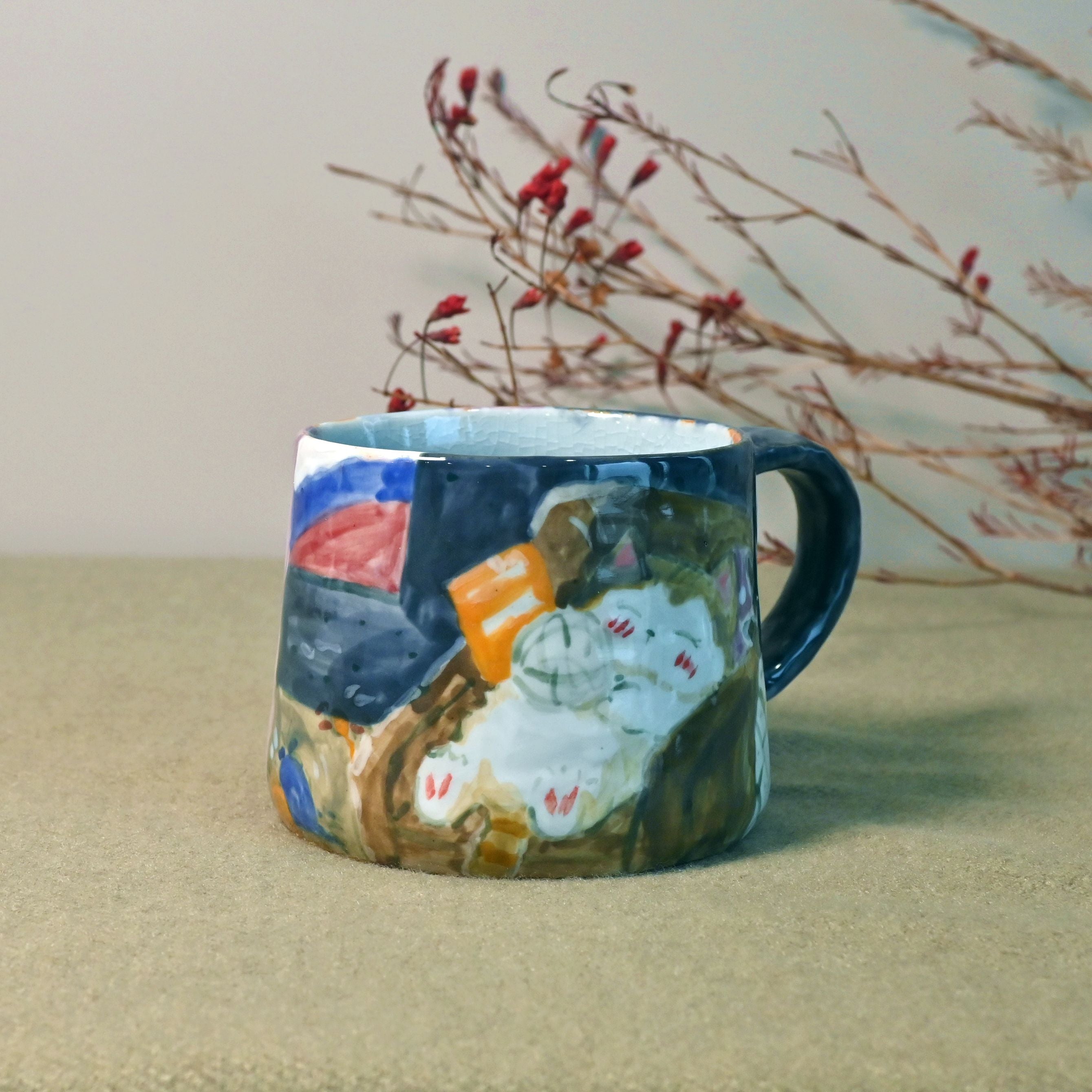 Handmade Ceramic Mug – Evening Room