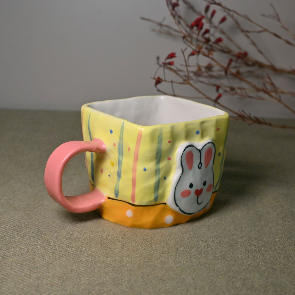 Handmade Ceramic Mug – Lovely Rabbit