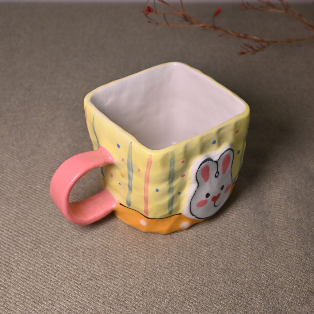 Handmade Ceramic Mug – Lovely Rabbit
