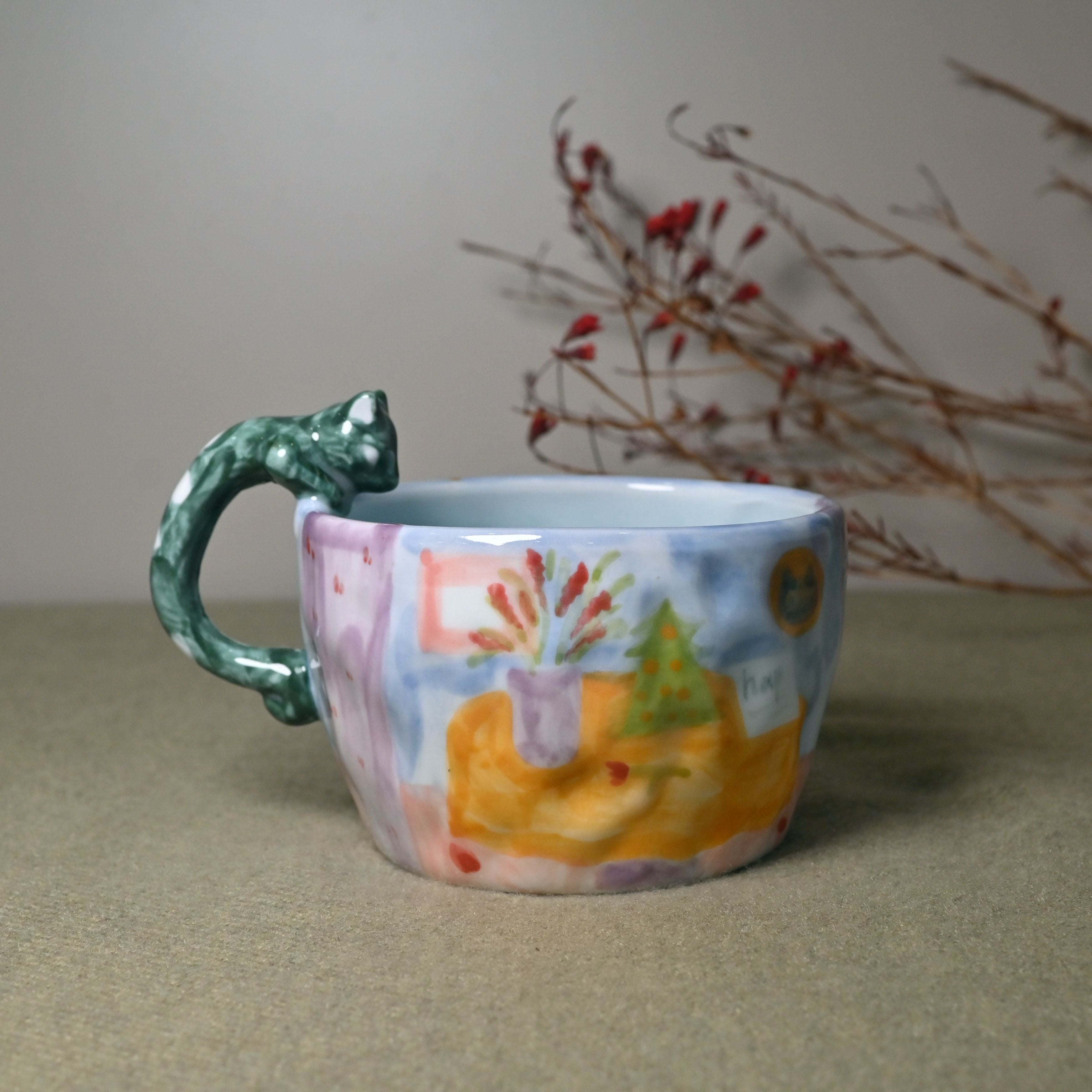 Handmade Ceramic Mug – Little Companions Collection