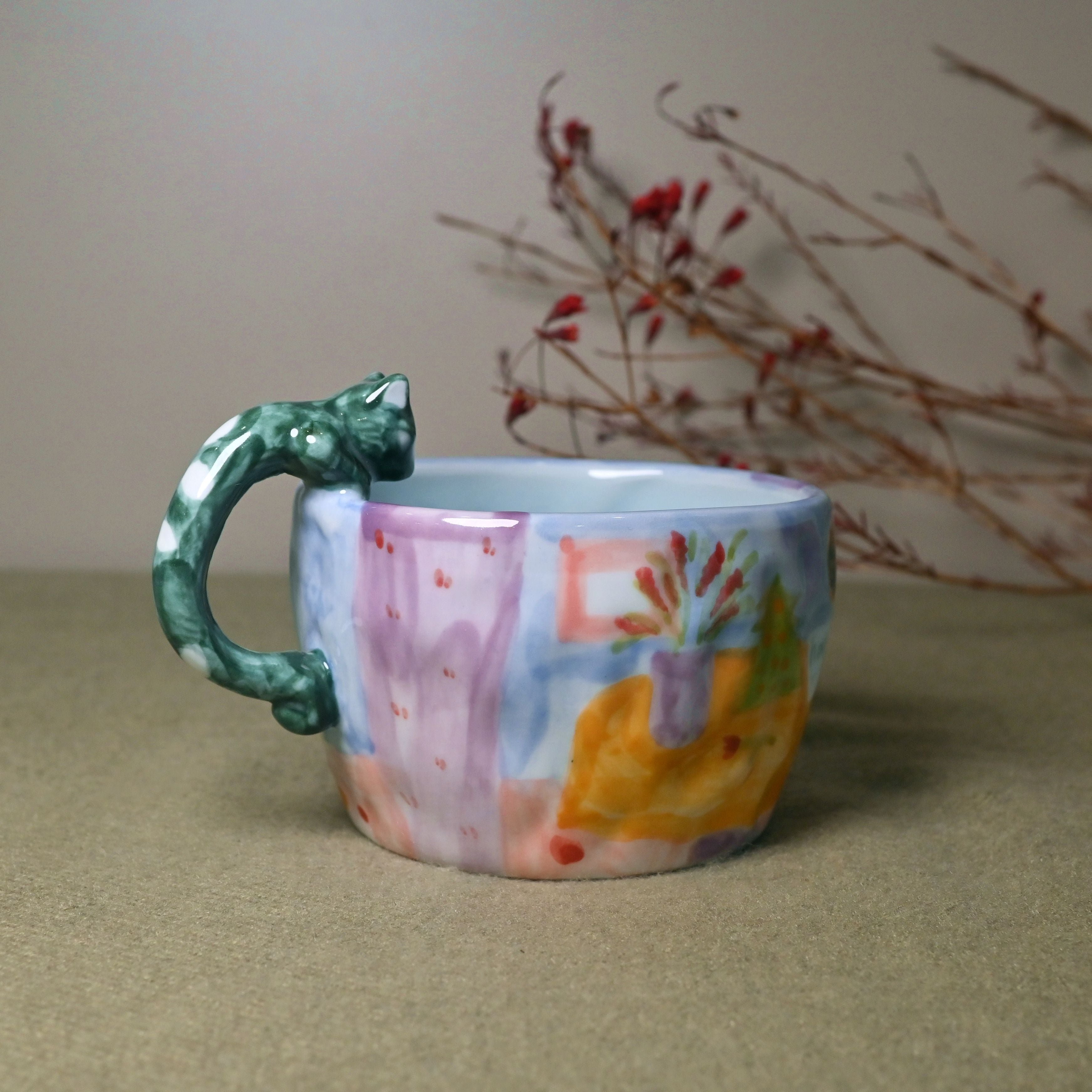 Handmade Ceramic Mug – Little Companions Collection