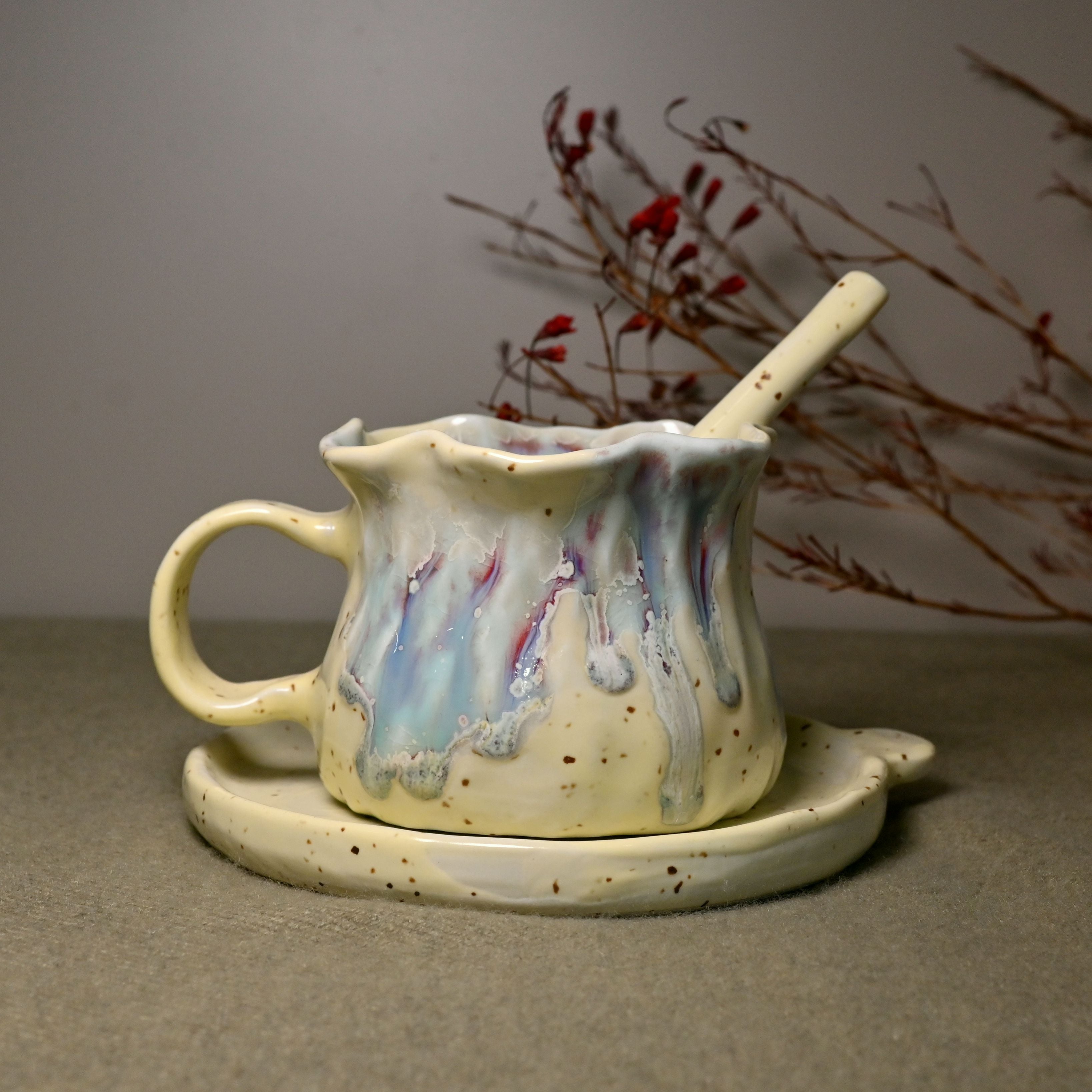 Handmade Ceramic Mug – Meadow Earth Collection