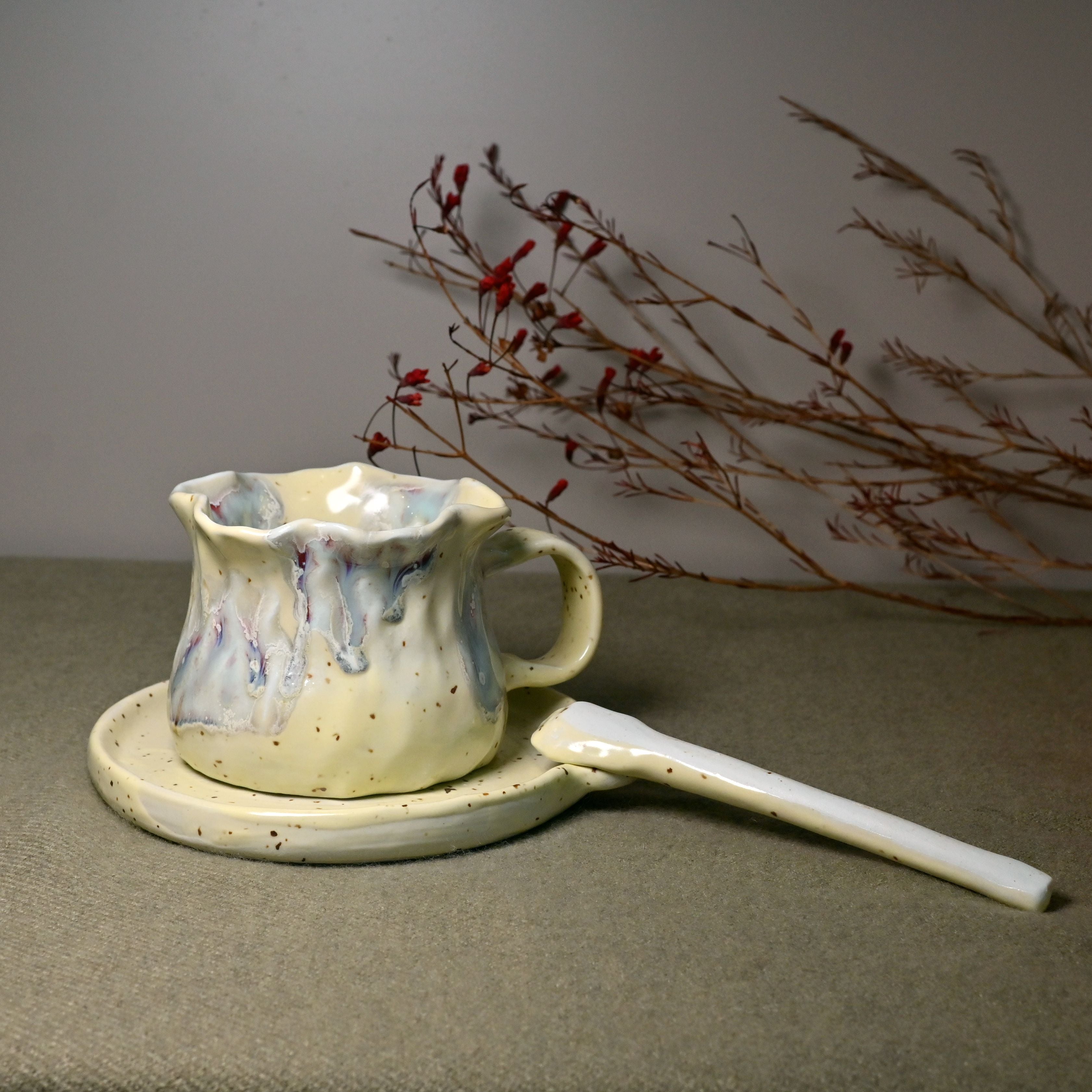Handmade Ceramic Mug – Meadow Earth Collection