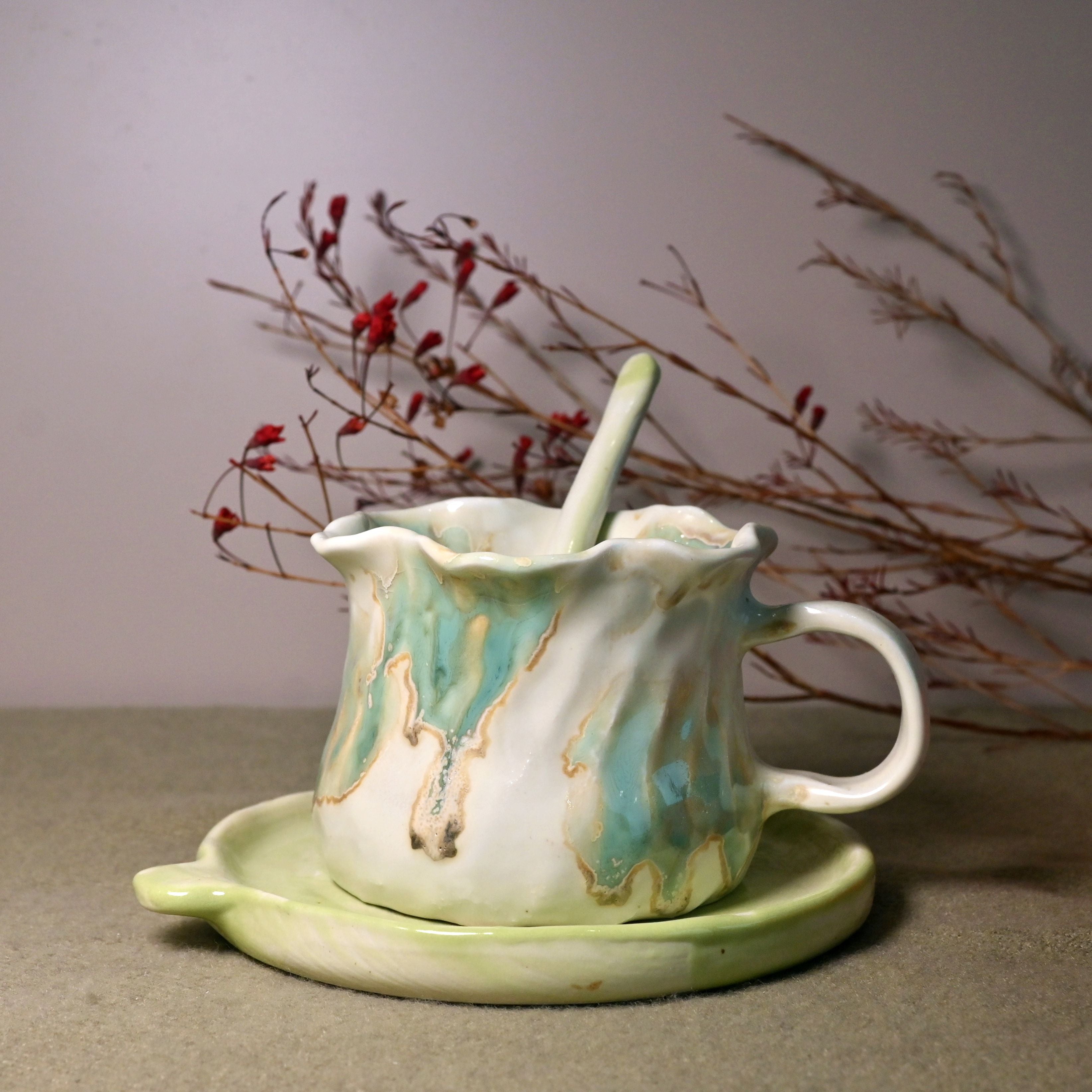 Handmade Ceramic Mug – Meadow Earth Collection