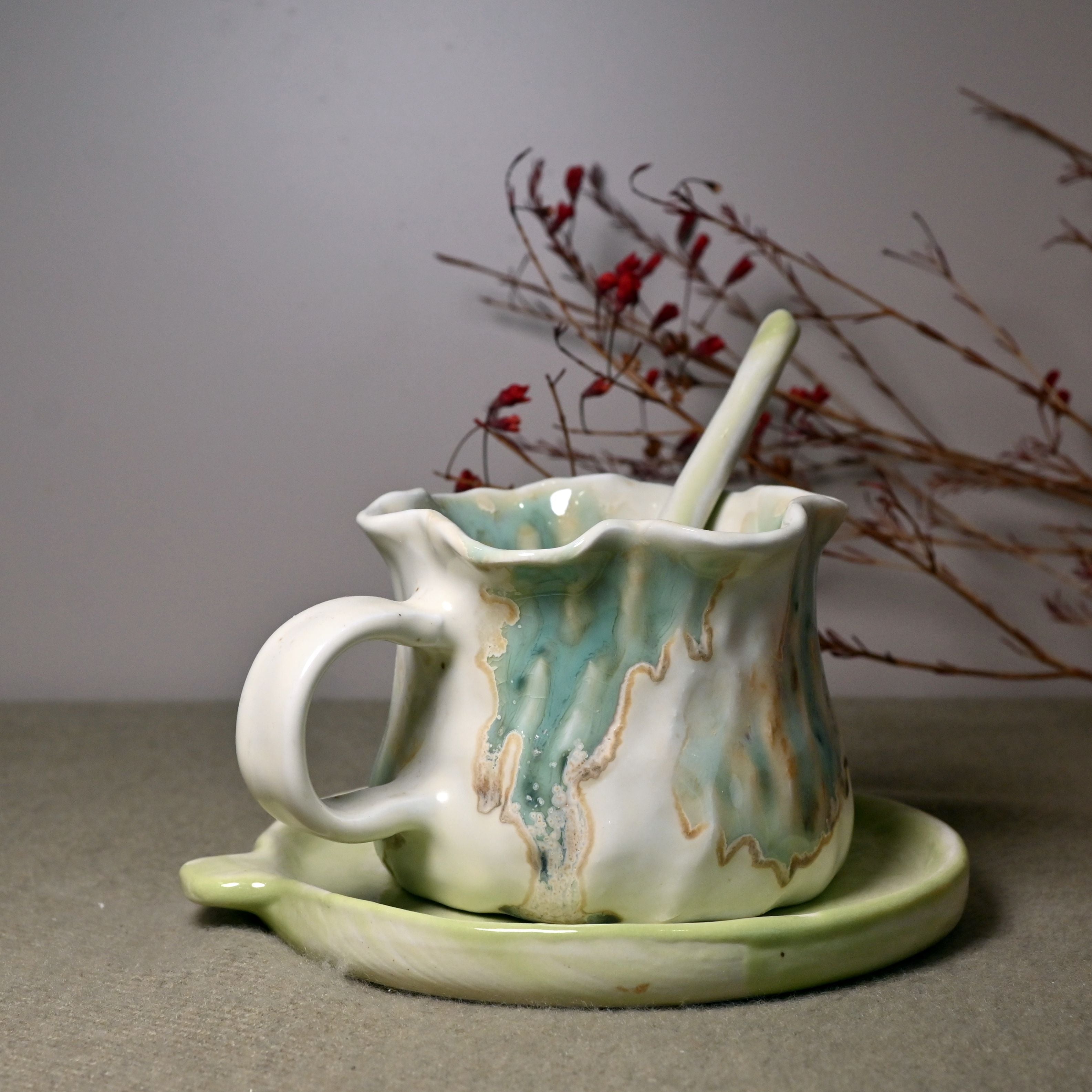 Handmade Ceramic Mug – Meadow Earth Collection