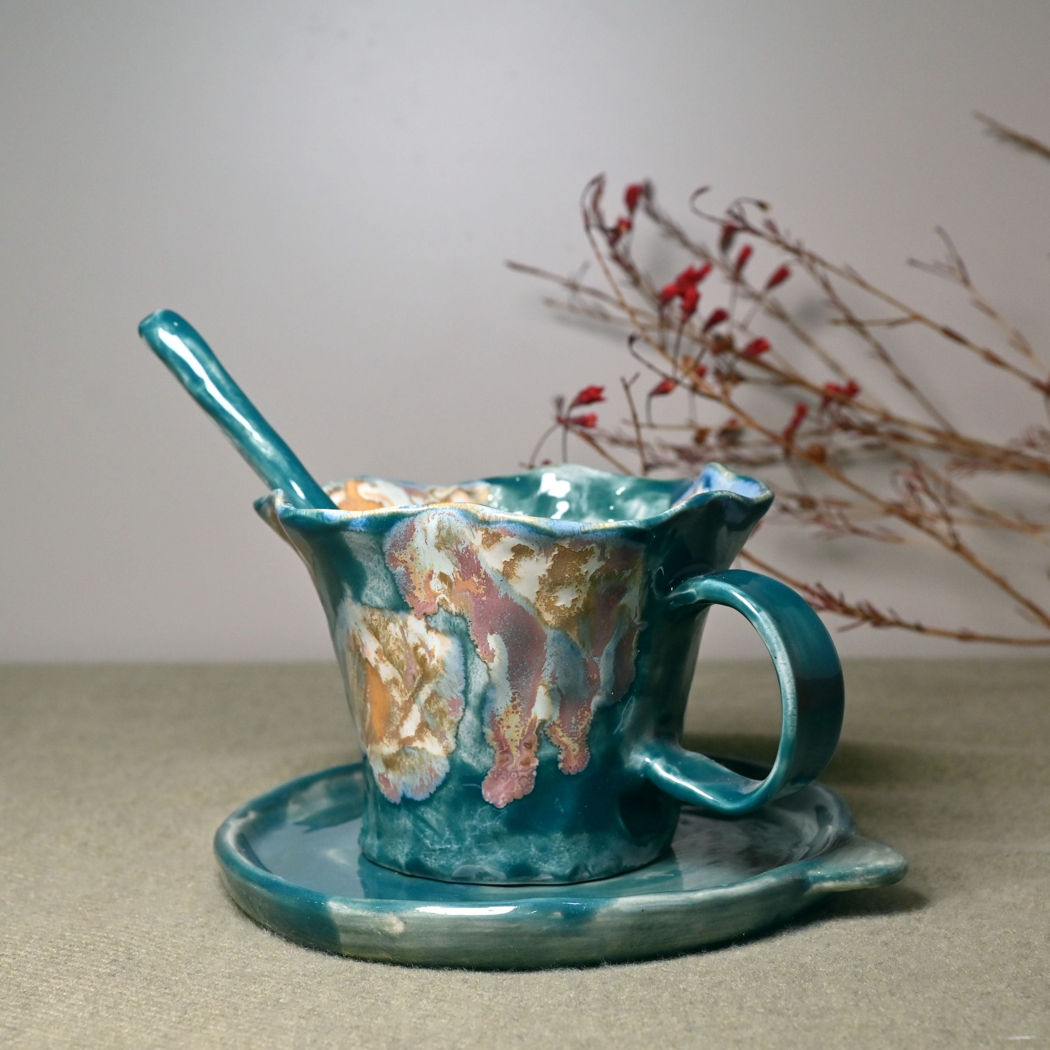 Handmade Ceramic Mug – Earth Flow Collection