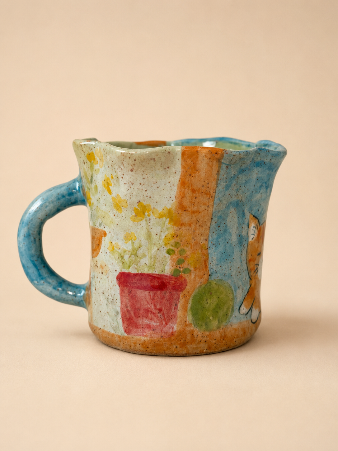 Garden Cat Mug