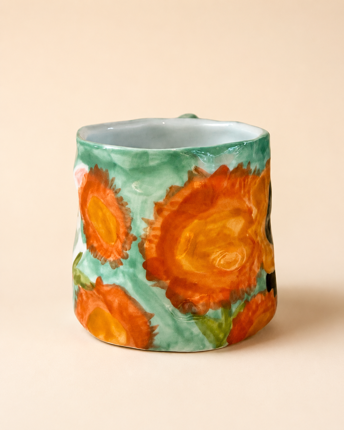 Sunflower Cat Mug