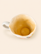 Hand‑Painted Floral Ceramic Mug
