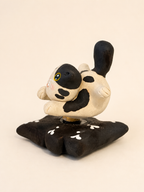 Handmade Ceramic Cat Spinner | Desk Decor Gift